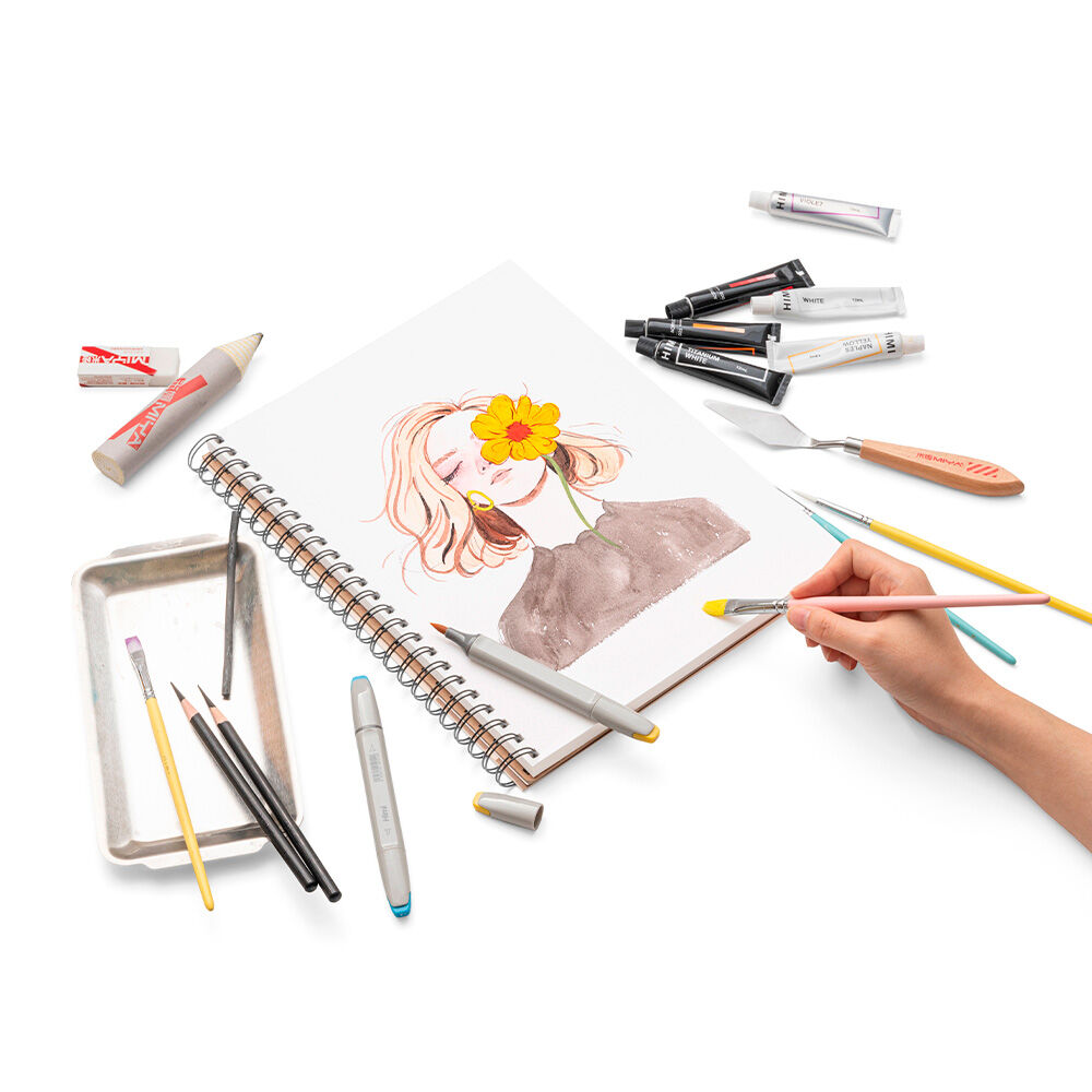 Himi Block Técnicas Mixtas 22.9 X 30.5cm 180g 40 Hojas image number 3.0