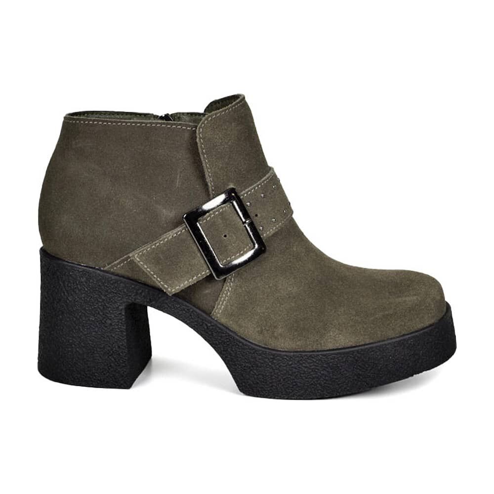 Zapato Cuero Francesca Gris image number 5.0