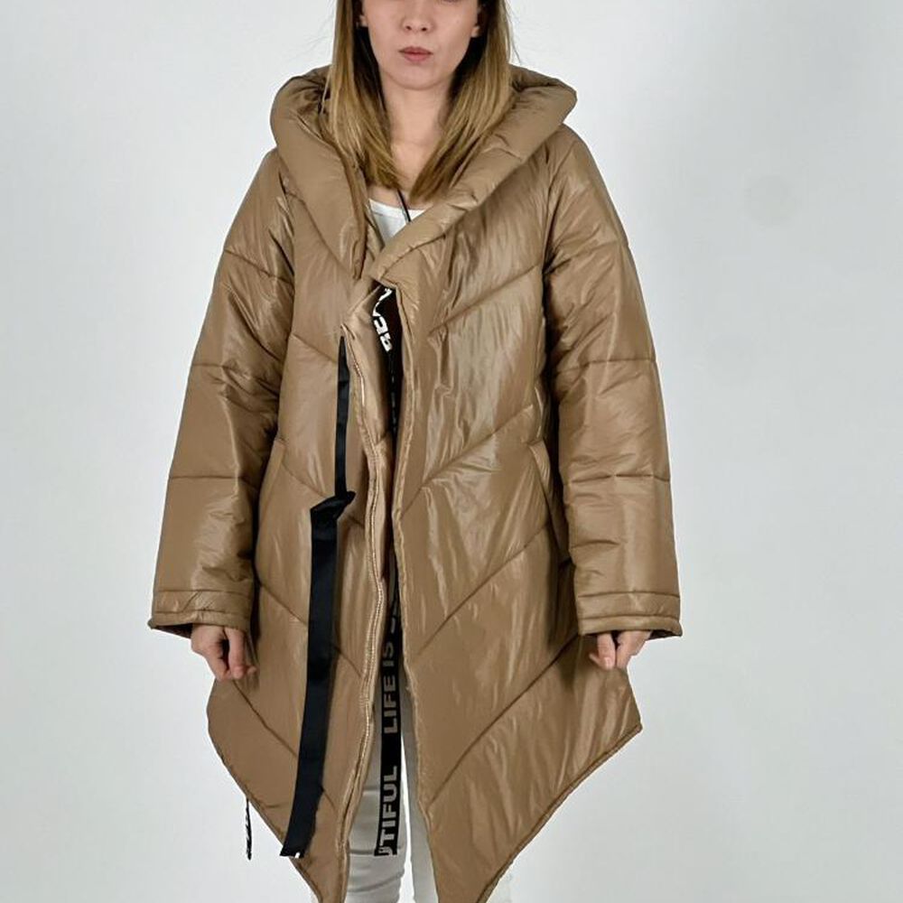 Parka Italiana Cruzada Con Amarre image number 5.0