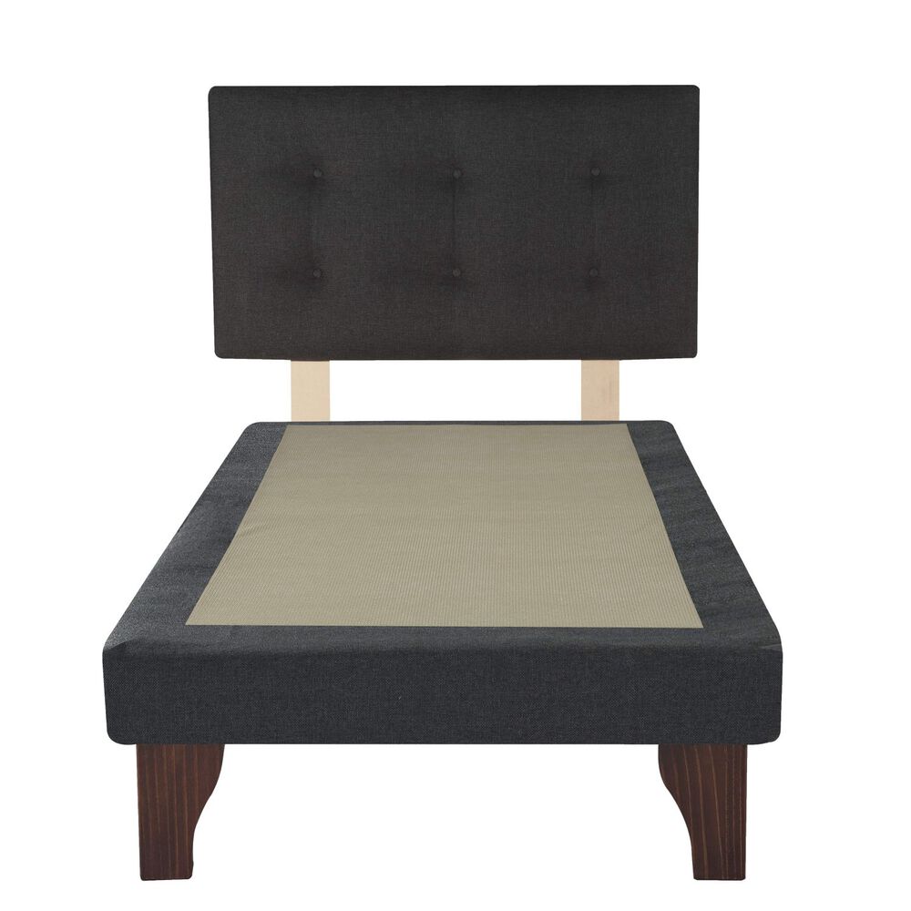 Cama Europea 1 Plaza 190 Respaldo Berna image number 3.0