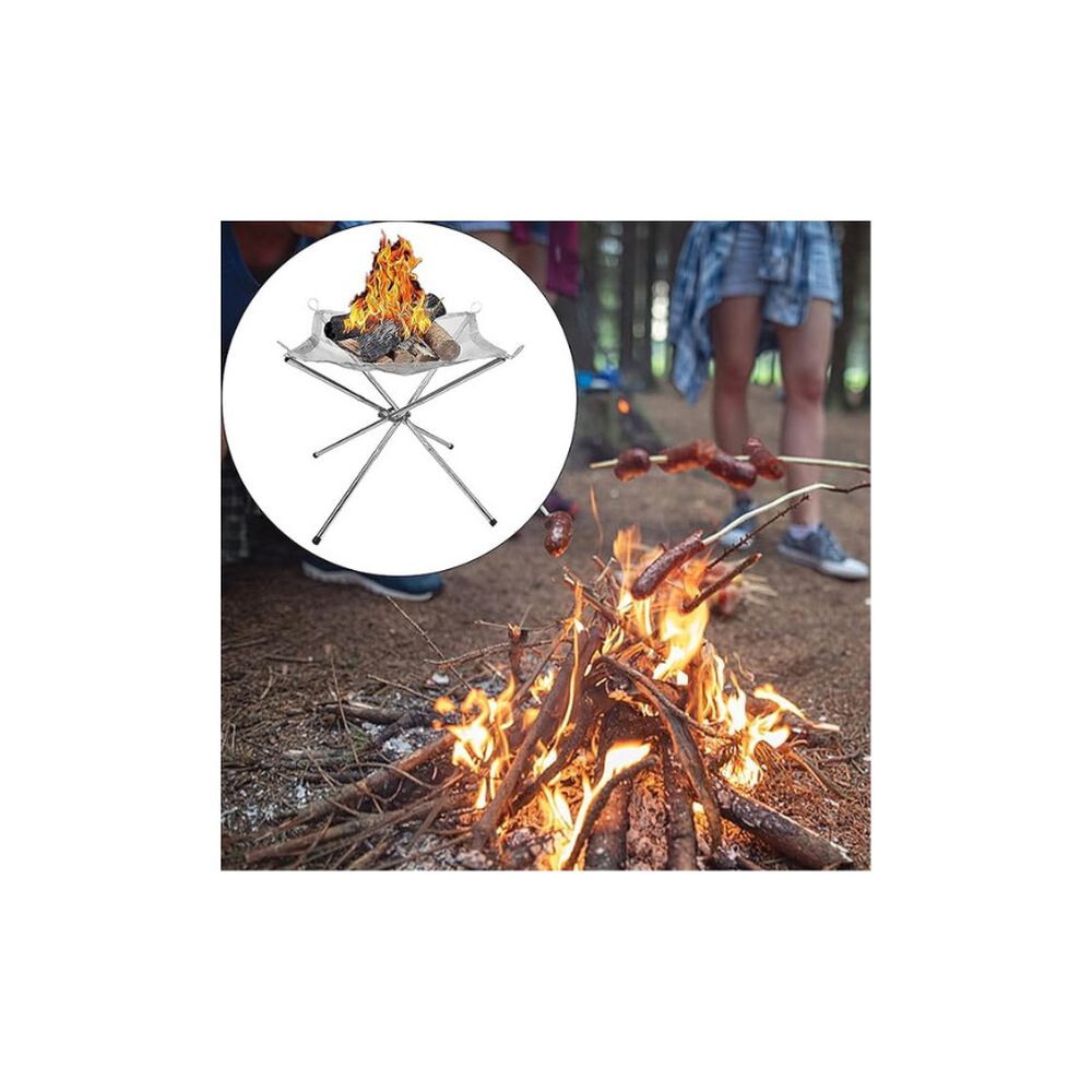 Parrilla Plegable De Acero Inoxidable Portátil Camping image number 3.0