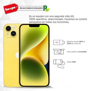 Iphone 14 Plus 128gb - Yellow- Reacondicionado -grado A