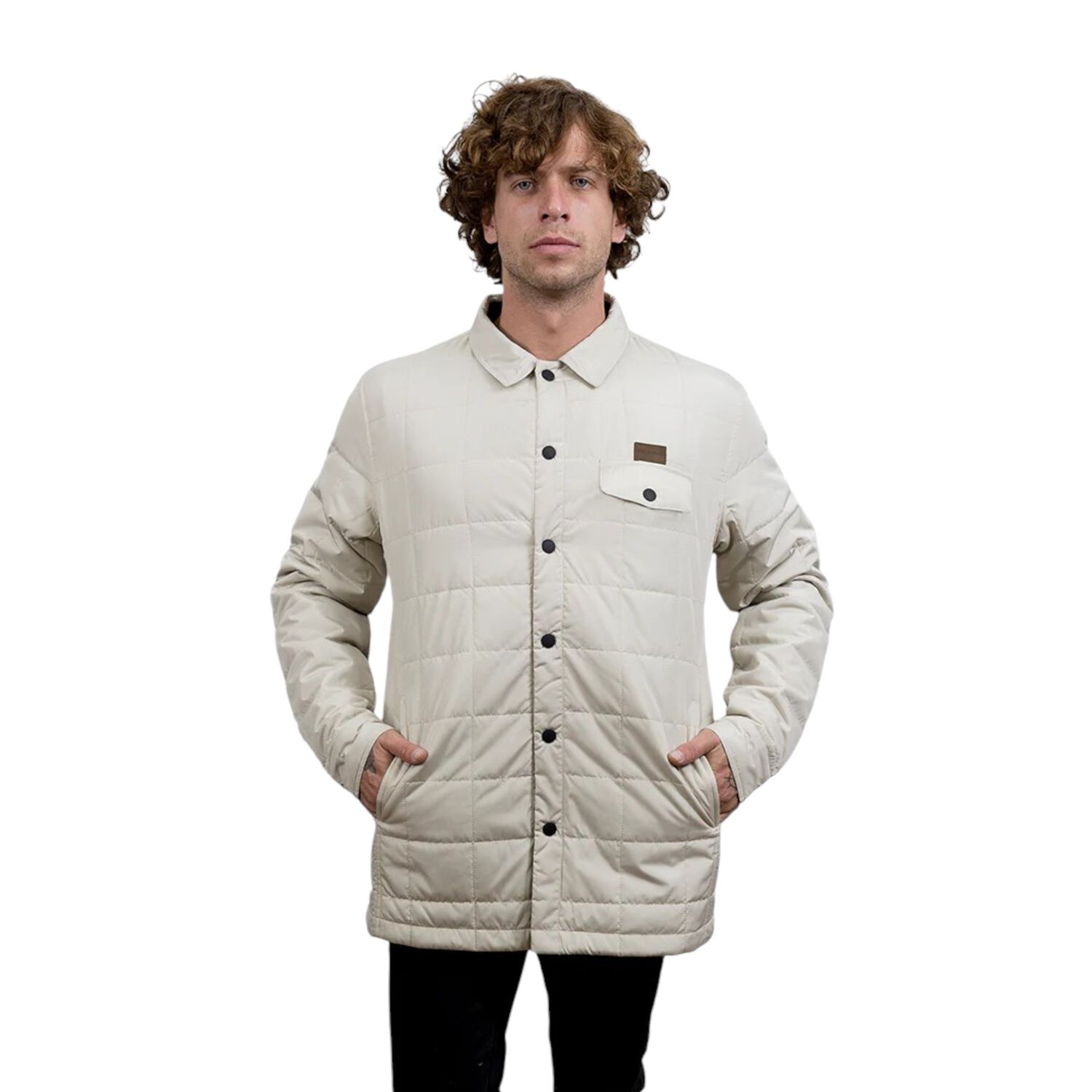 Chaqueta Parka Landing Zone Taupe Hombre Falcone image number 0.0