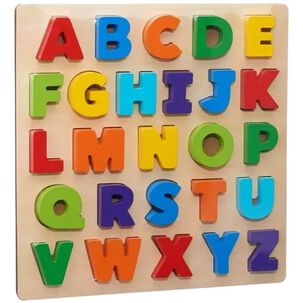 Tabla Letra Encaje Juguete Madera