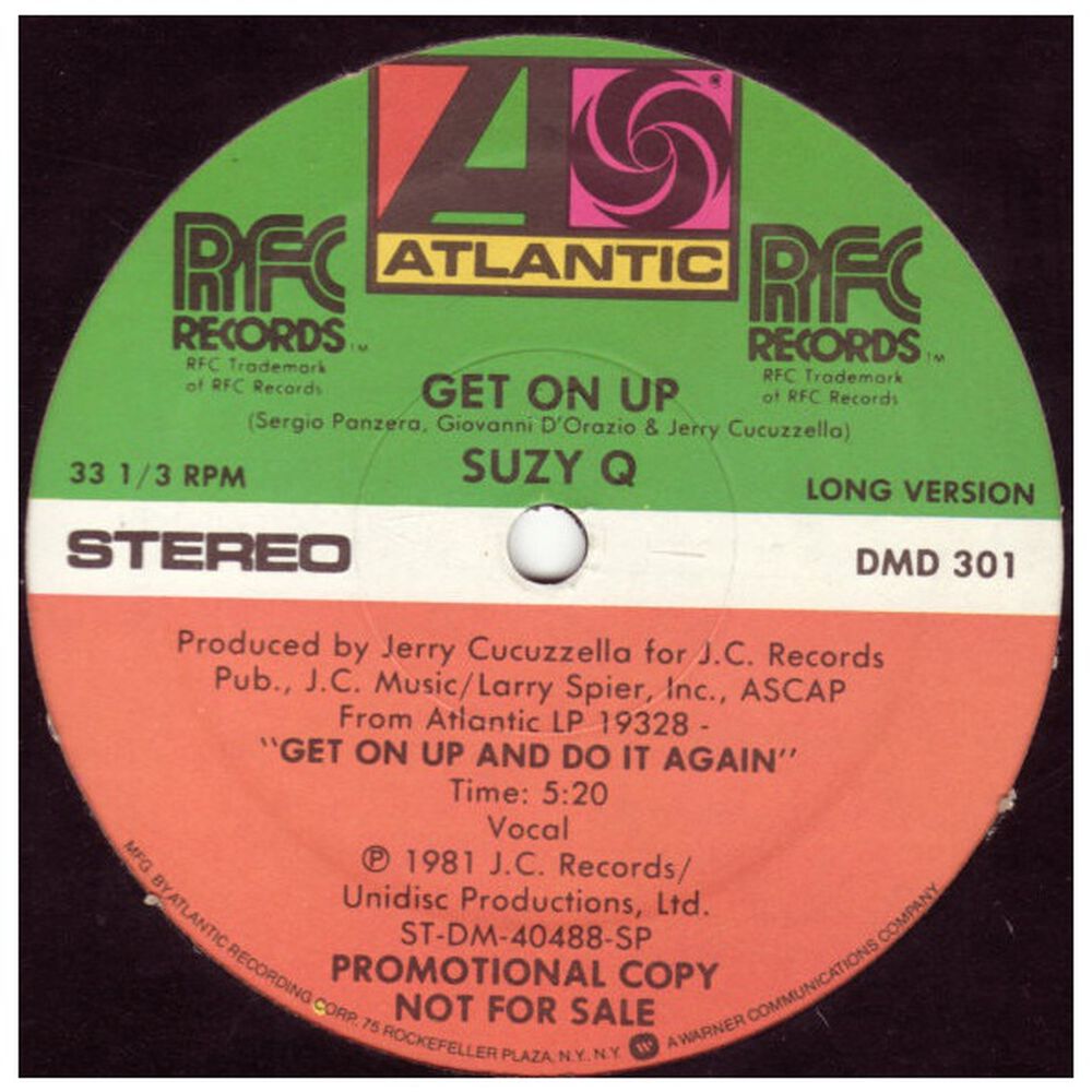 Suzy Q - Get On Up And Do It Again | 12" Maxi Single Usado image number 0.0