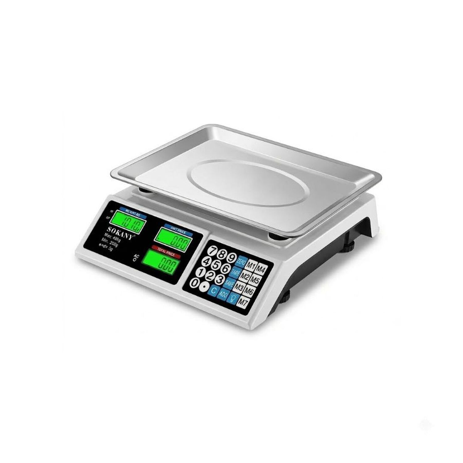 Balanza Digital Comercial 40kg Con Bateria image number 0.0