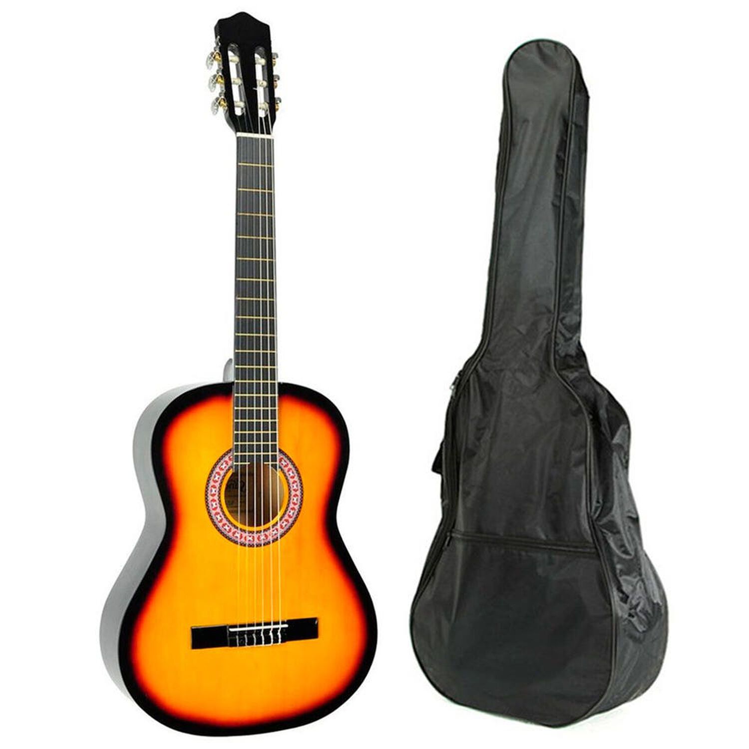 Guitarra Cl&aacute;sica Sunburst Para Ni&ntilde;o Bolso Alaguez image number 0.0