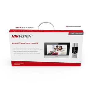 Kit Videoportero Híbrido Hikvision 7" Poe Wifi