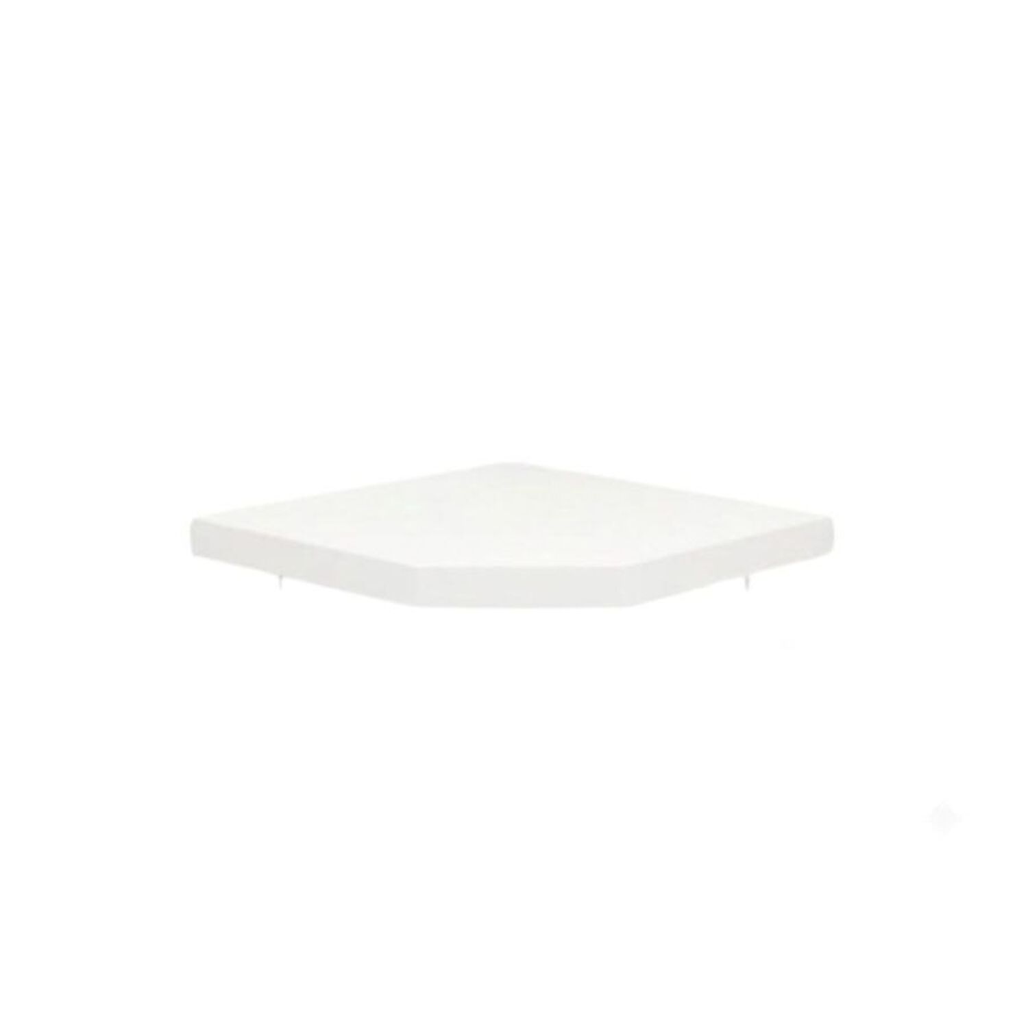 Repisa De Esquina Flotante Minimalista Blanca Organizador 25cm image number 0.0