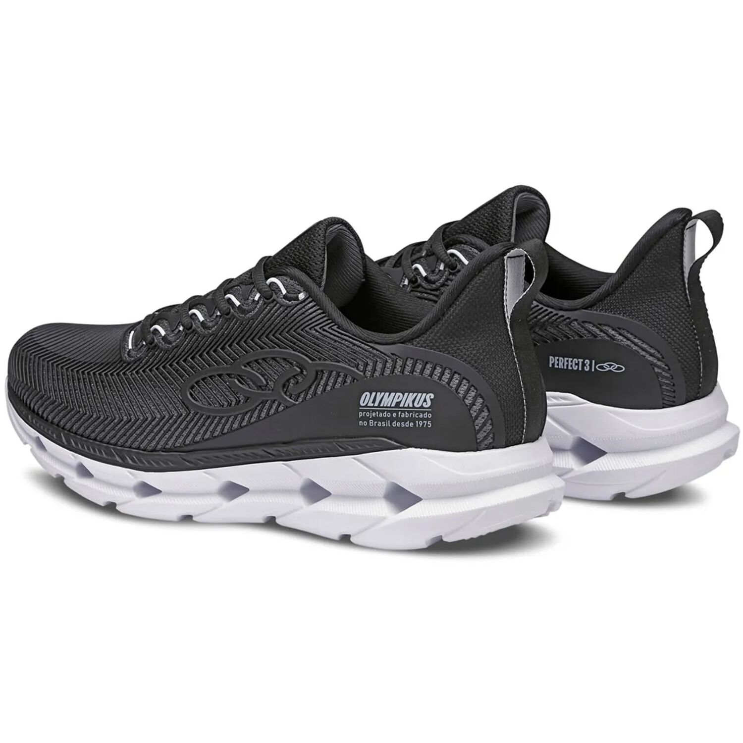 Zapatilla Hombre Perfect 3 Negro/blanco Olympikus image number 3.0
