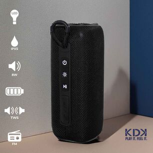 Parlante Mini Bluetooth Kdk Wave 10w Negro