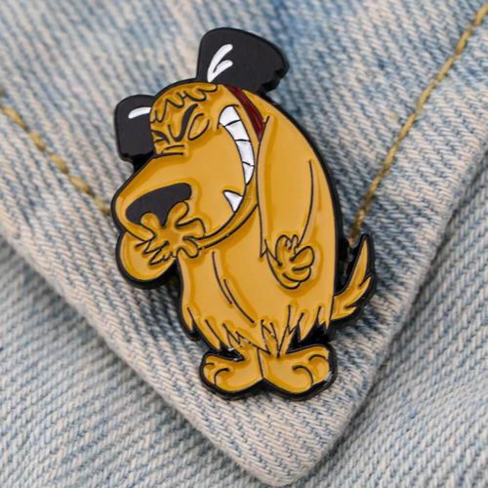 Broche Pin Divertido Perro Patán Autos Locos Vintage image number 2.0