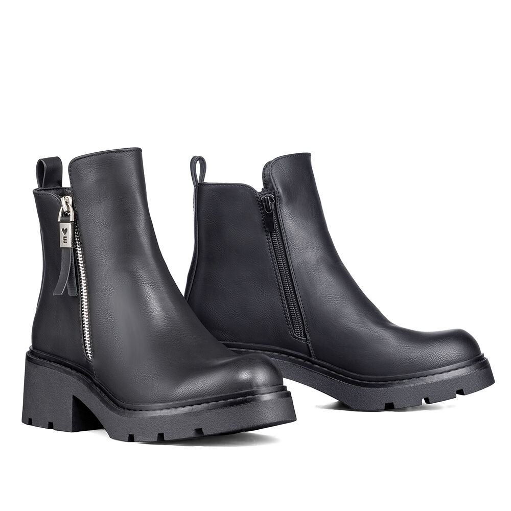 Botin Casual Mujer Eco Cuero Vintage Comodo Weide Zs65 image number 5.0