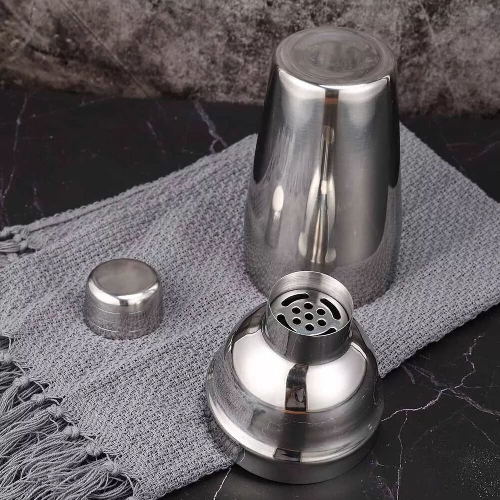 Coctelera De Bartender Mezclador De Bebidas De Acero 550ml image number 2.0