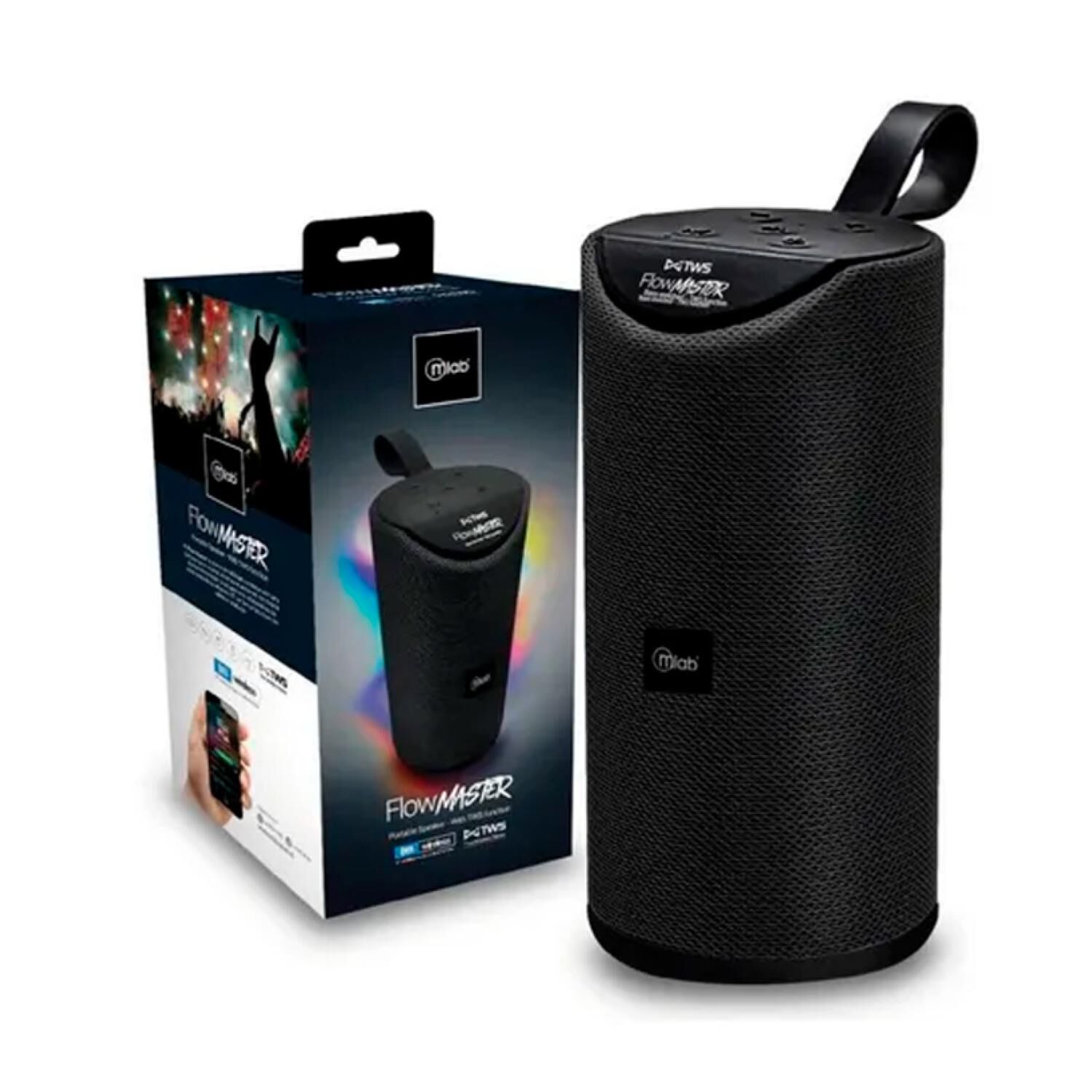 Parlante Bluetooth 20w Recargable Negro Flow Master image number 3.0