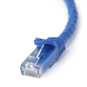 Cable De Conexión Cat6 Utp Libre De Enganches Azul