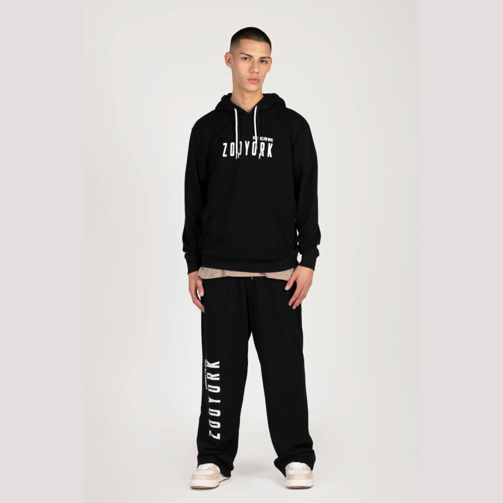 Poler&oacute;n Liso Con Estampado Y Capucha Hombre Zoo York image number 1.0