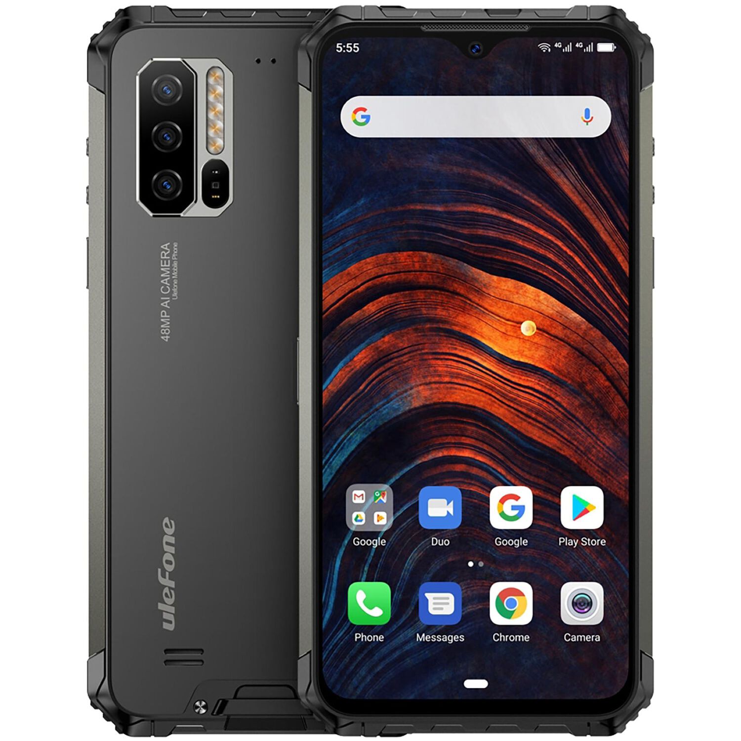 Celular Rugged Ulefone Armor 7 Resistente A Golpes, Polvo, Humedad Y Agua / Graba Videos En 4k, Nfc, Radio Fm, Sensor De Pulso Del Ritmo Card&iacute;aco image number 0.0