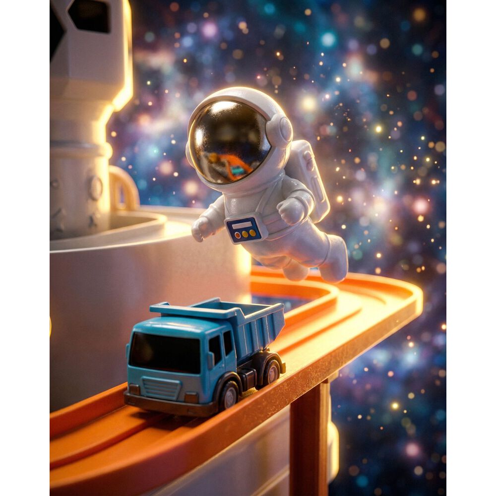 Juguete Didactico Ciudad Magica Astronauta Ni&ntilde;os Montessori image number 6.0