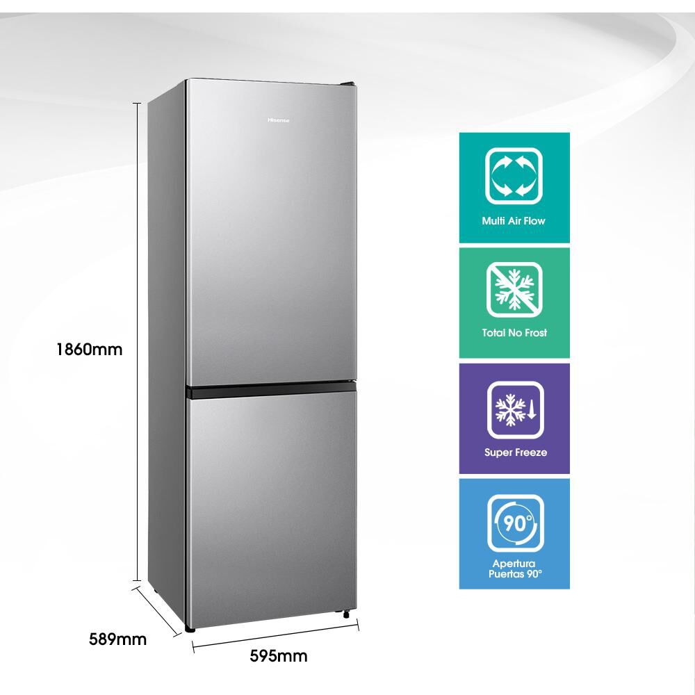 Refrigerador Bottom Freezer Hisense RD-39WC / No Frost / 300 Litros / A+ image number 2.0