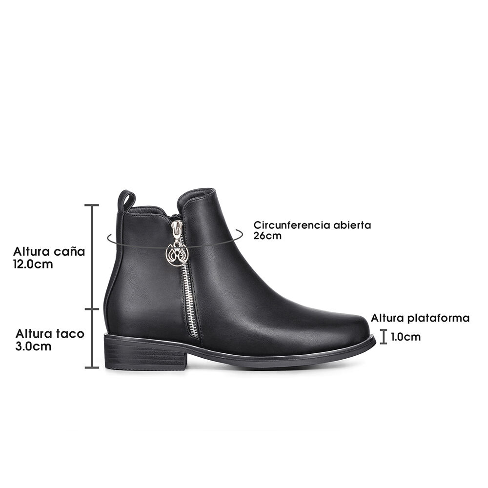 Botin Casual Mujer Eco Cuero Vintage Elegante Weide Zs68 image number 6.0