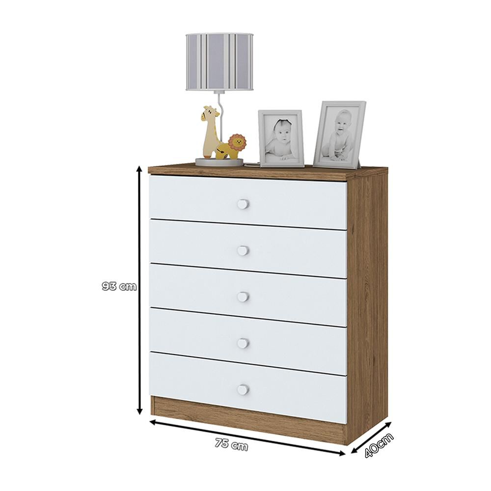 Comoda Home Mobili Banaven    / 5 Cajones image number 1.0