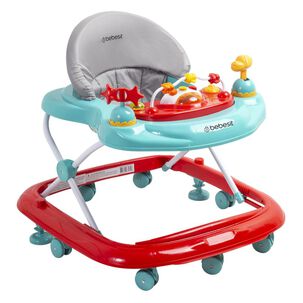 Andador Musical Airbus Rojo Celeste Bebesit