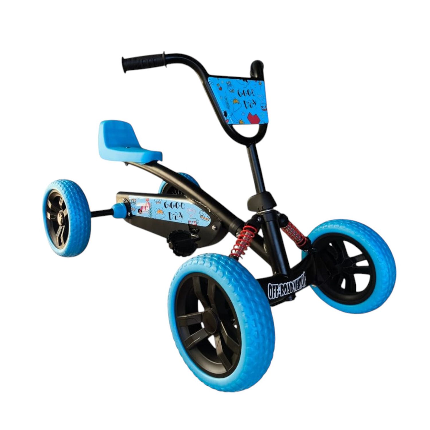 Gokart Racing Con Pedales Celeste image number 0.0