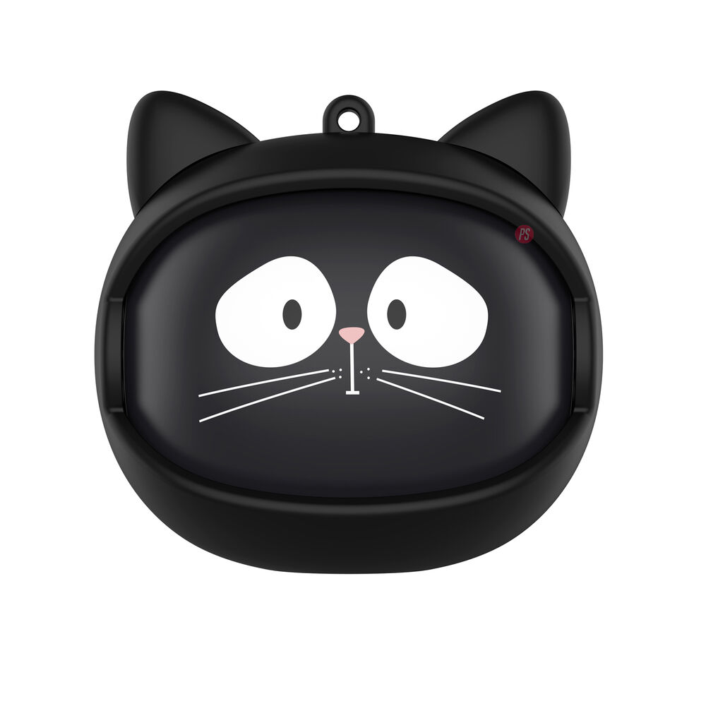 Audífonos Bluetooth Con Caras Seleccionables Gato Negro - Ps image number 2.0