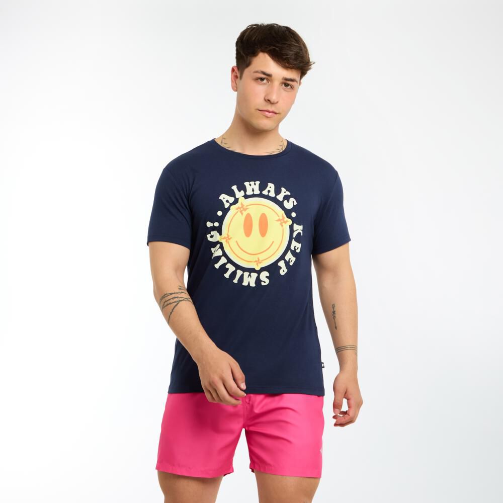 Polera Estampada Manga Corta Cuello Redondo Hombre Skuad image number 0.0