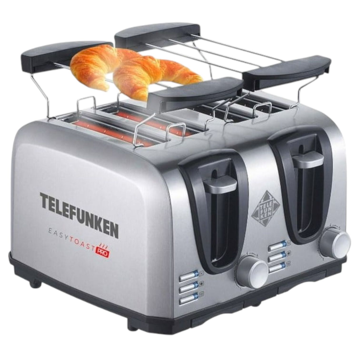 Tostador El&eacute;ctrico Doble (4en1) Easy Toast Pro Inox 1450w image number 3.0