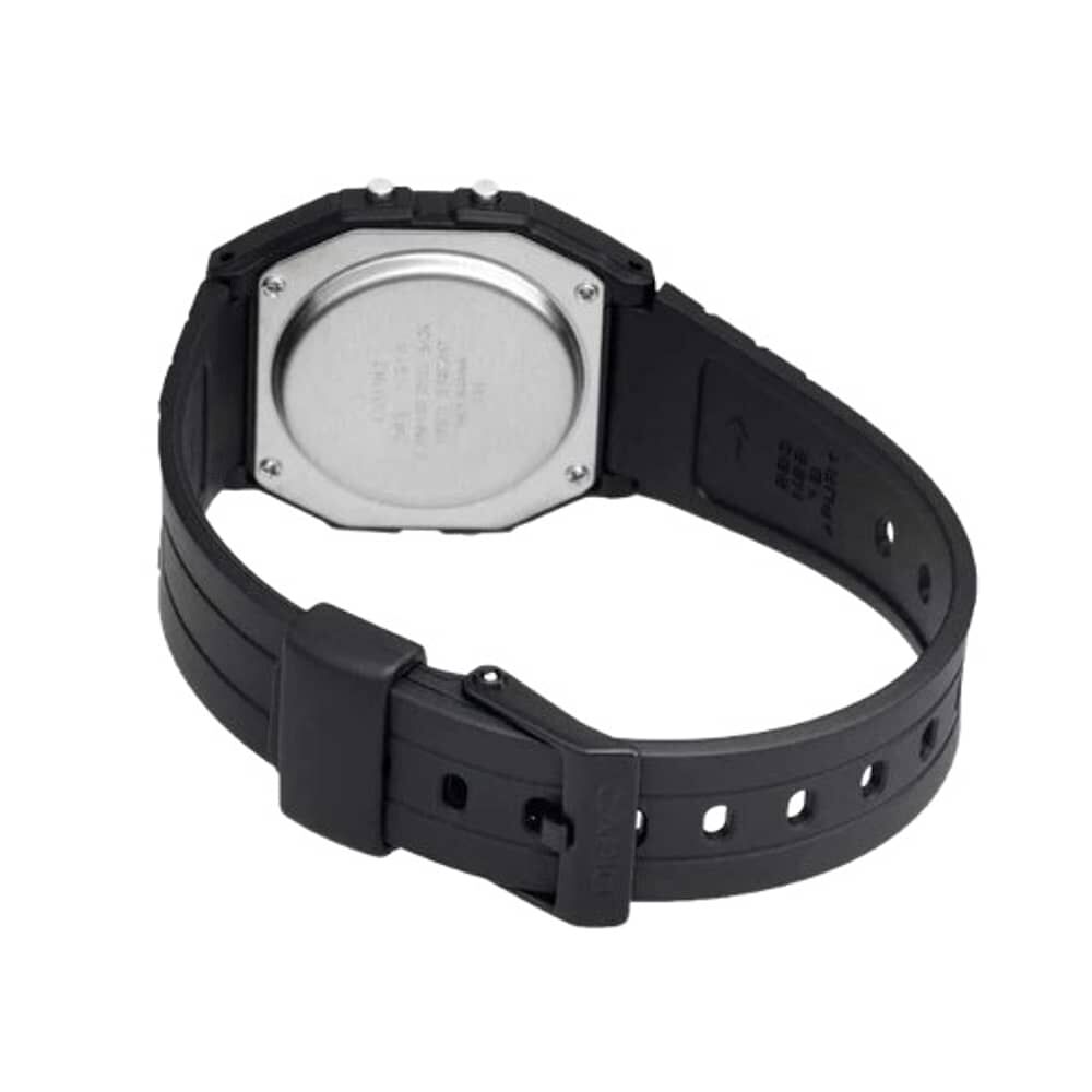 Reloj Casio Digital Modelo F91w-3dg Negro De Resina image number 3.0