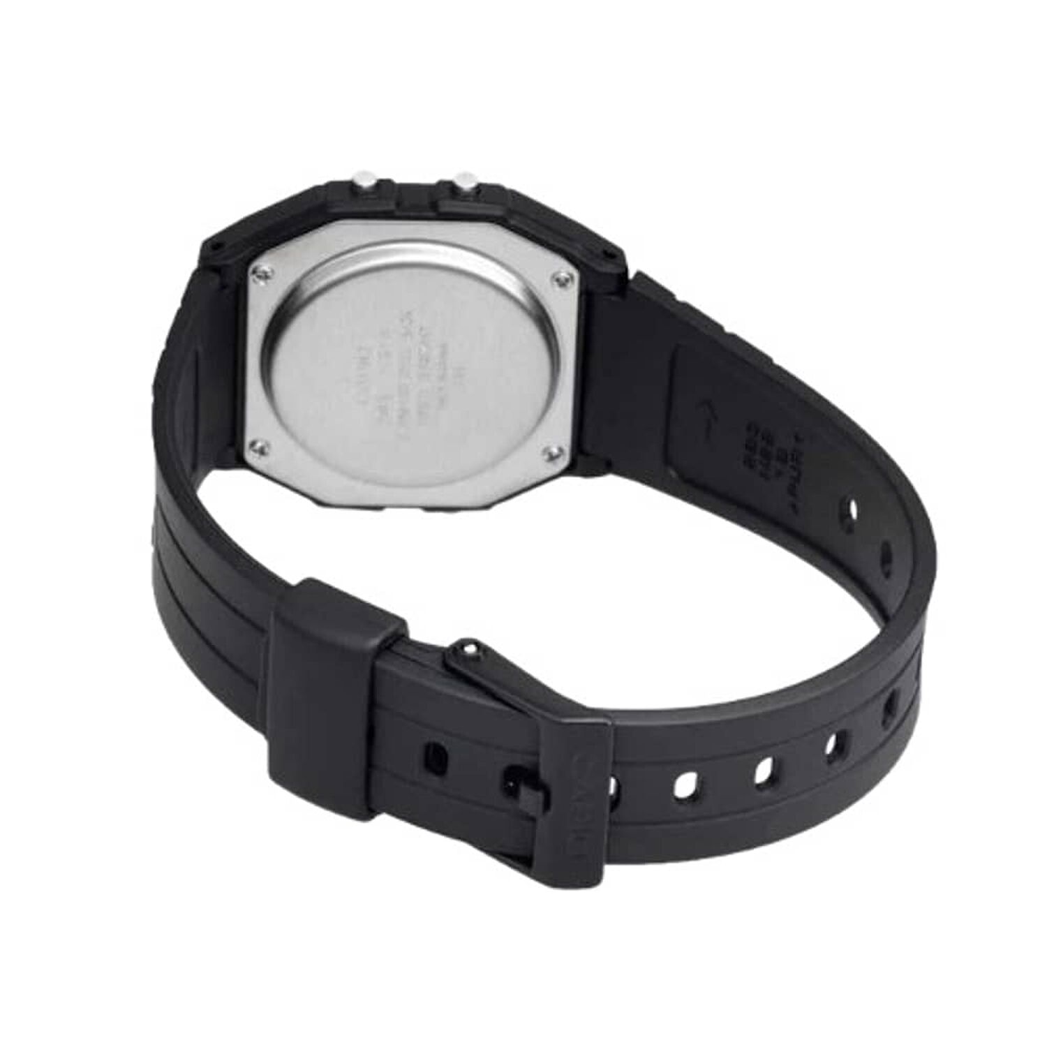 Reloj Casio Digital Modelo F91w-3dg Negro De Resina image number 3.0