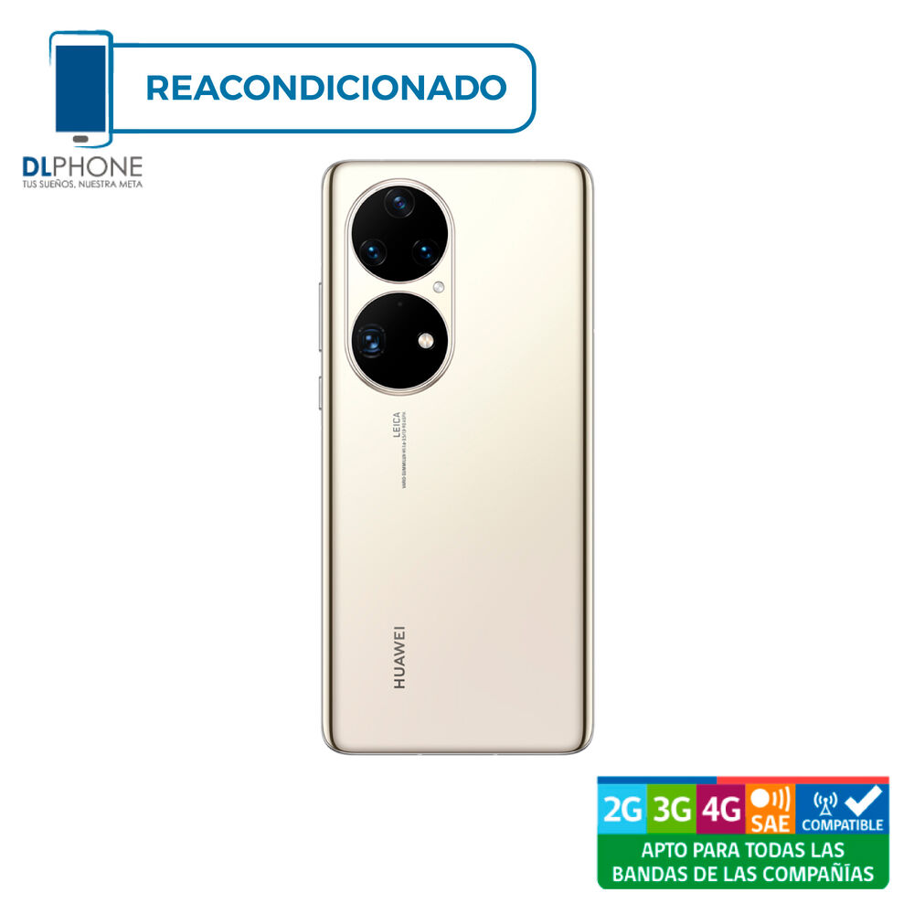 Huawei P50 256gb Dorado Reacondicionado image number 0.0