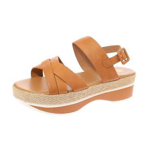 Sandalia Yellow Brown V&iacute;a Franca Art. 52110b31106ybrown