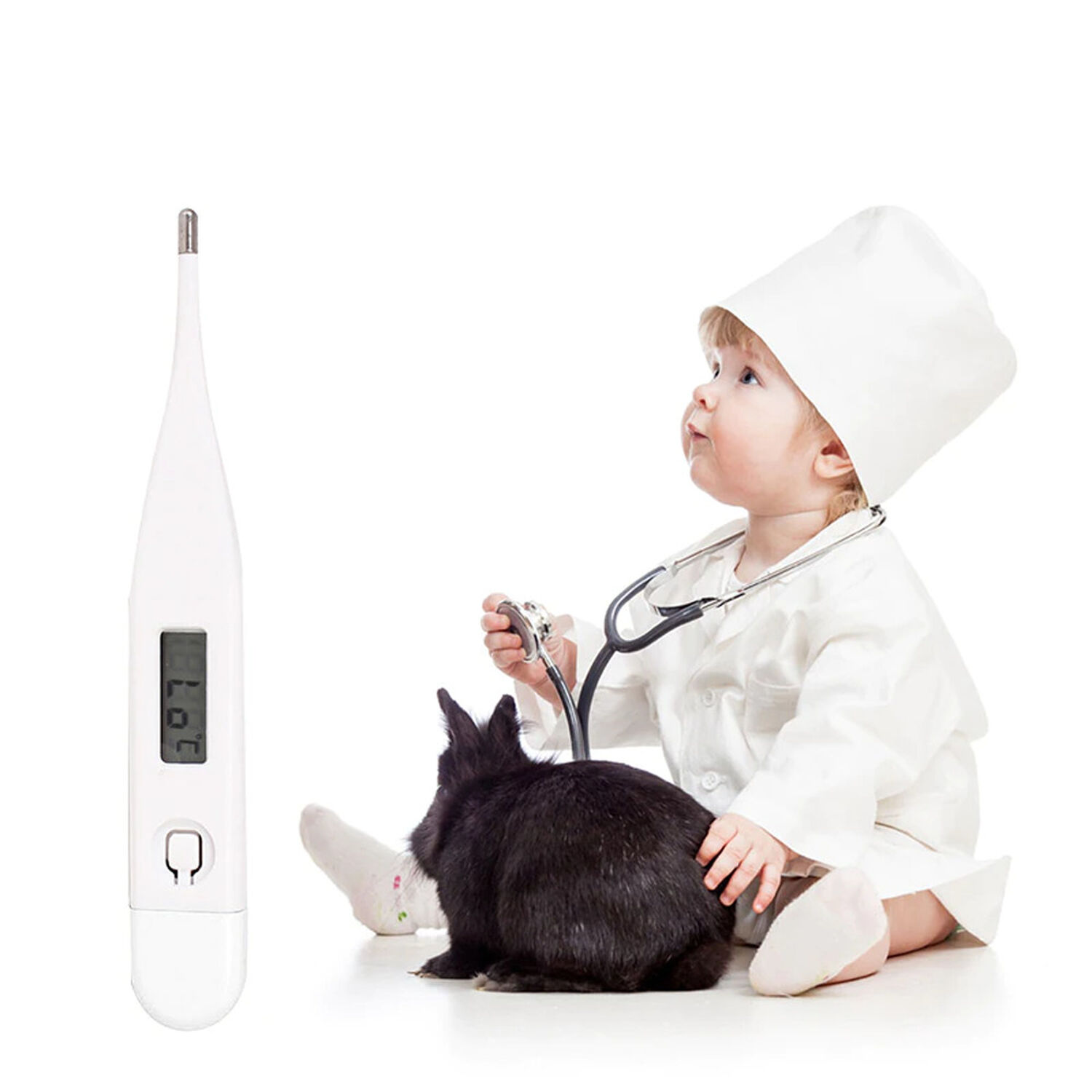 Termometro Digital Corporal Para Bebe Ni&ntilde;os Lcd Temperatura image number 3.0