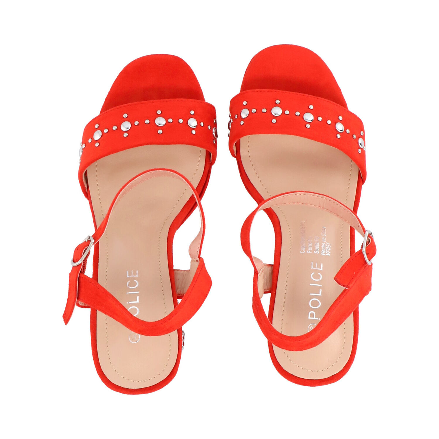 Sandalia Mik Rojo Police image number 2.0