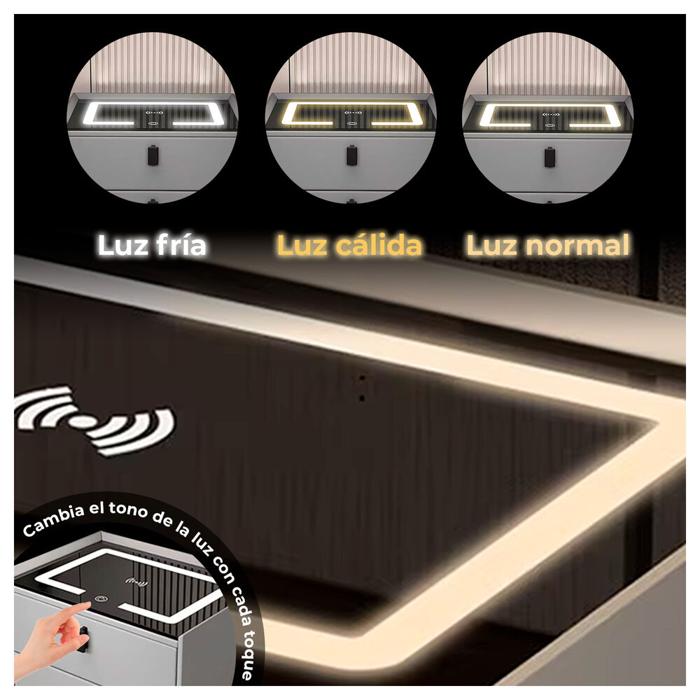 Mesa De Noche Inteligente Con Cajones Y Tecnología Integrada image number 2.0