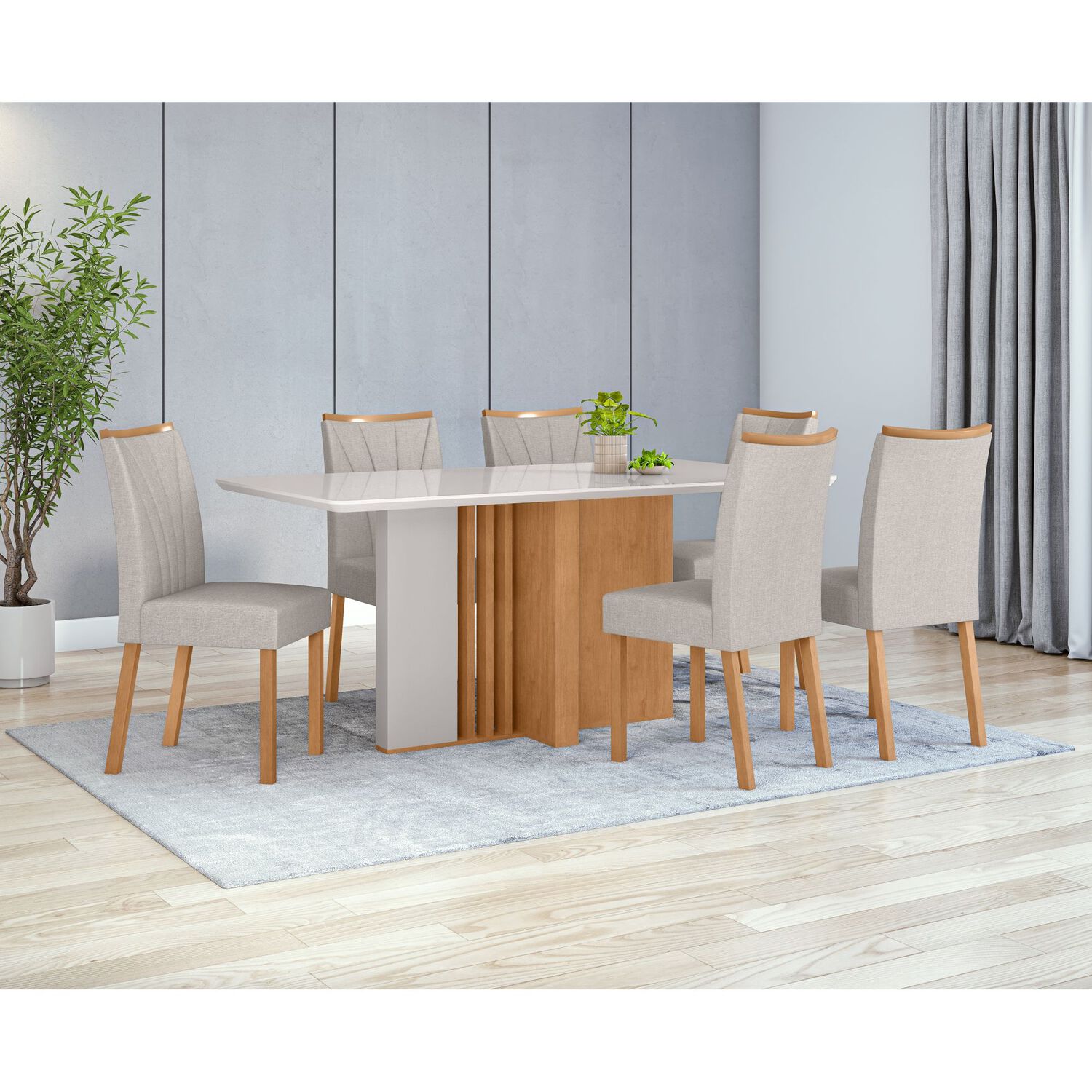 Juego De Comedor Di Poretti Design Astrid / 6 Sillas image number 3.0