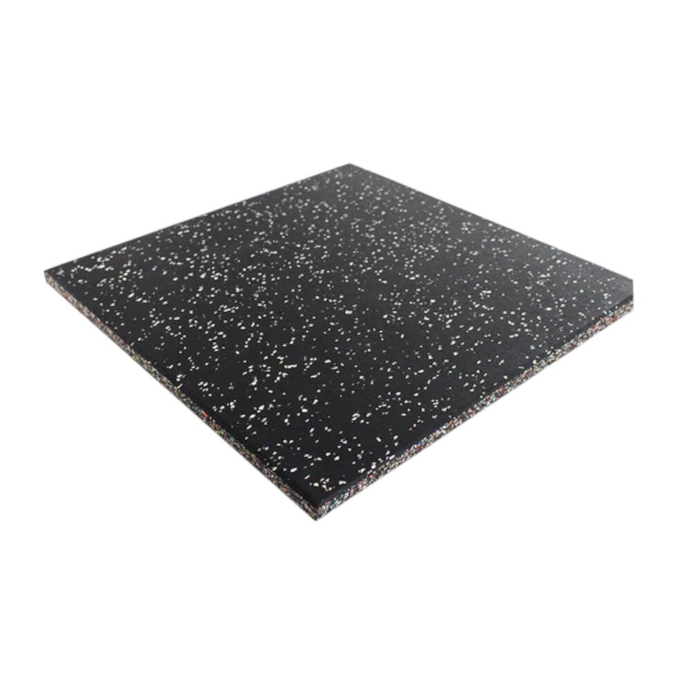 Piso Caucho Gimnasio Alto Trafico 100x100cm X 25mm image number 3.0