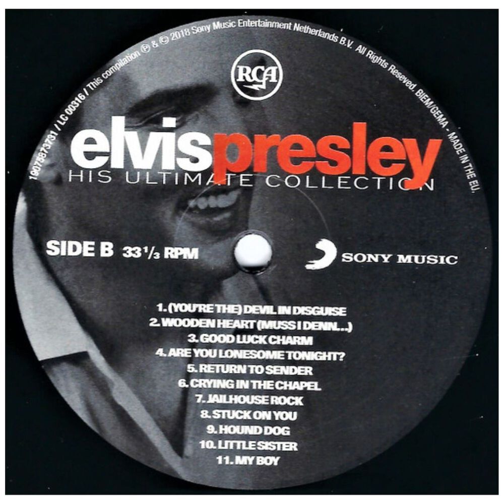 Elvis Presley - His Ultimat Collection | Vinilo image number 3.0