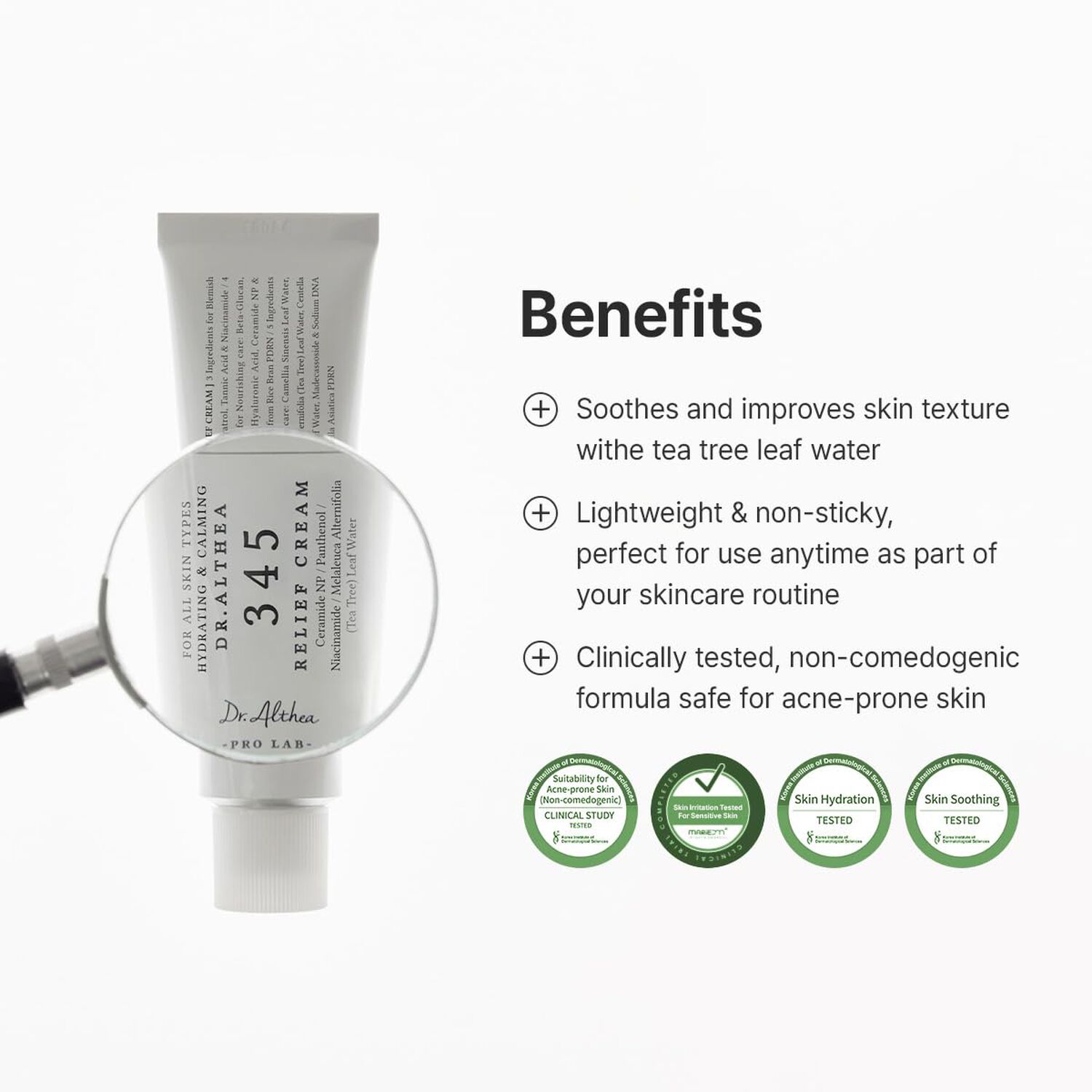 345 Relief Cream (dr. Althea) - 50ml Crema Calmante Y Aclarante Pieles Sensibles image number 3.0