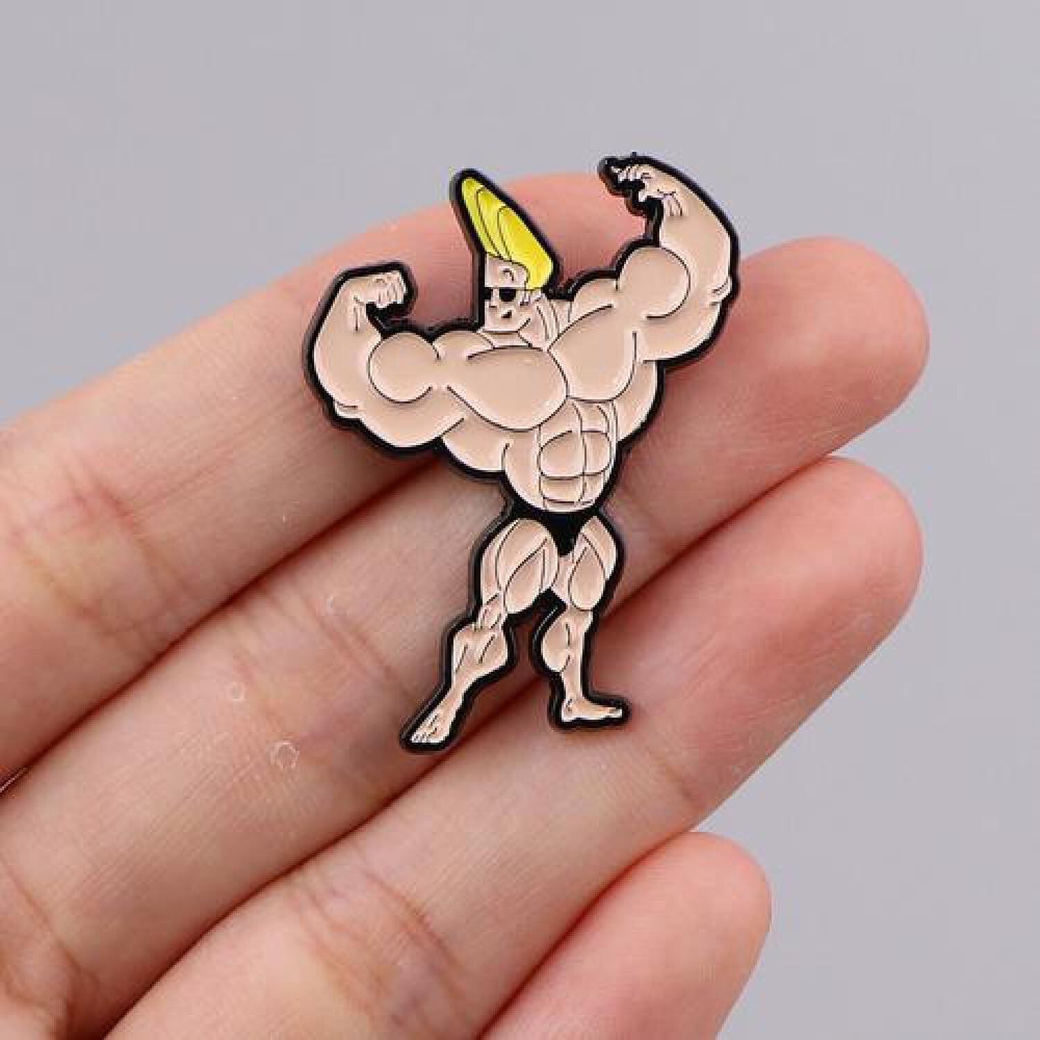 Pin Broche Entretenido Divertido Johnny Bravo image number 3.0
