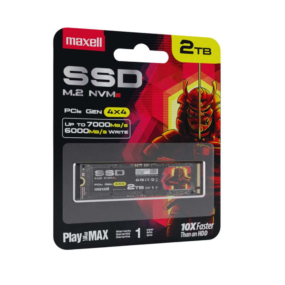 Disco Ssd 2tb M.2 Nvme Pcie Gen 4x4 Maxell Hasta 7000mb/s image number 2.0