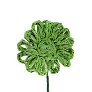 Flor Yute Verde 30 Cm Pack 6 Un.