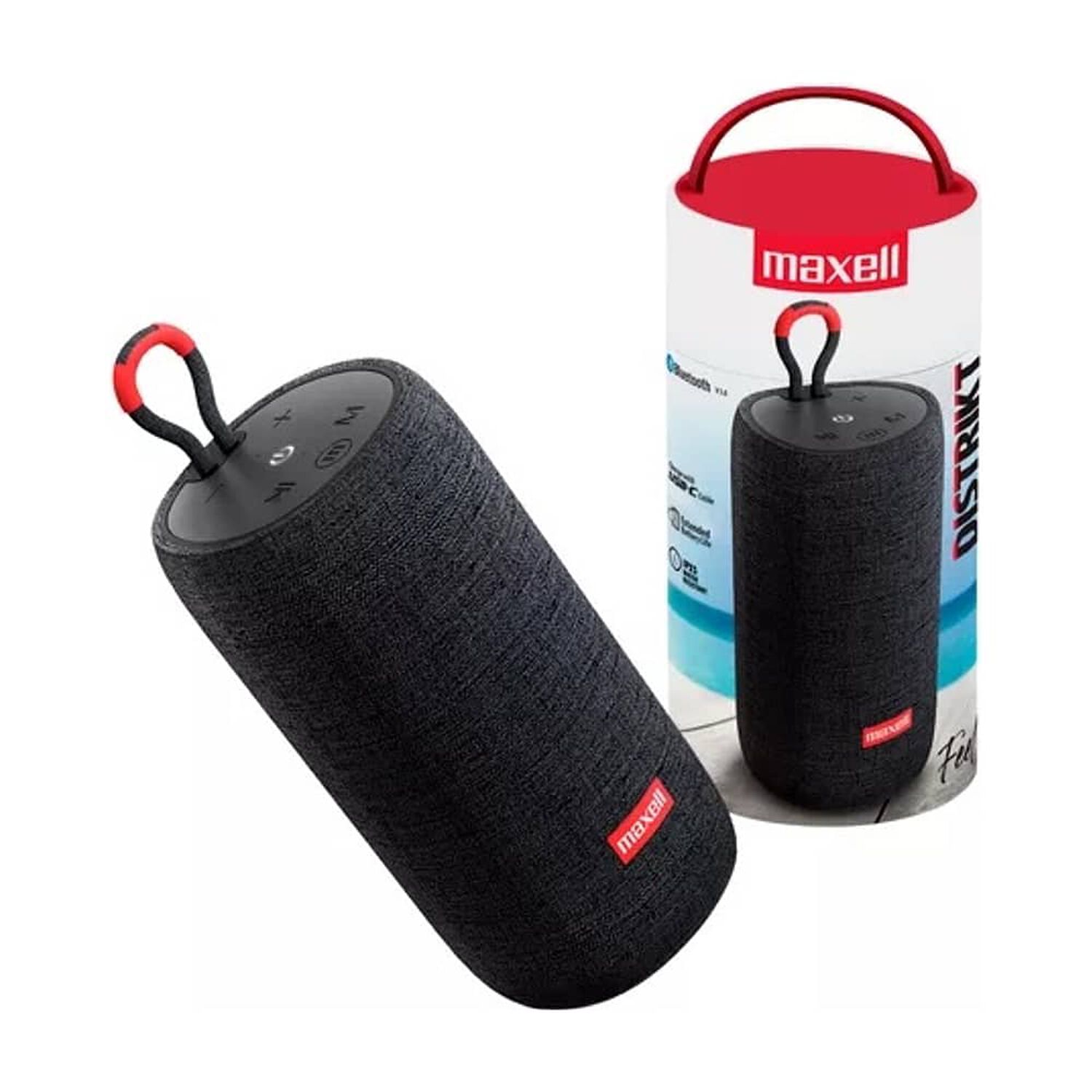 Parlante Bluetooth Maxell Port&aacute;til Modelo Bt-distrikt image number 0.0