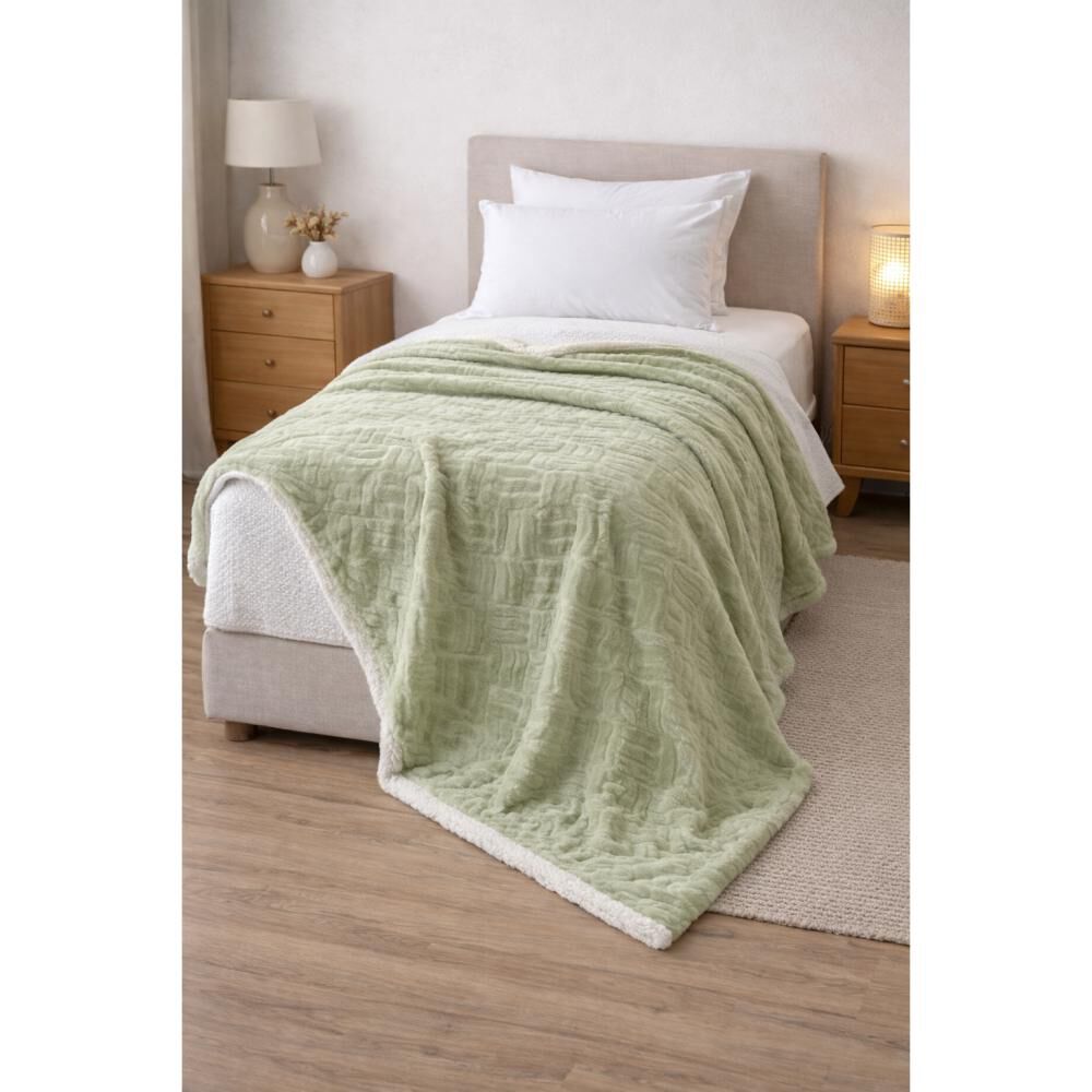 Frazada Belle Noite Emb Flann / 1.5 Plazas image number 0.0