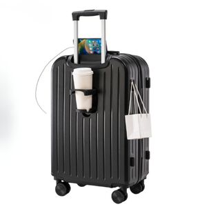 Maleta De Viaje Cabina Equipaje Mediano Con Usb Y Portavasos