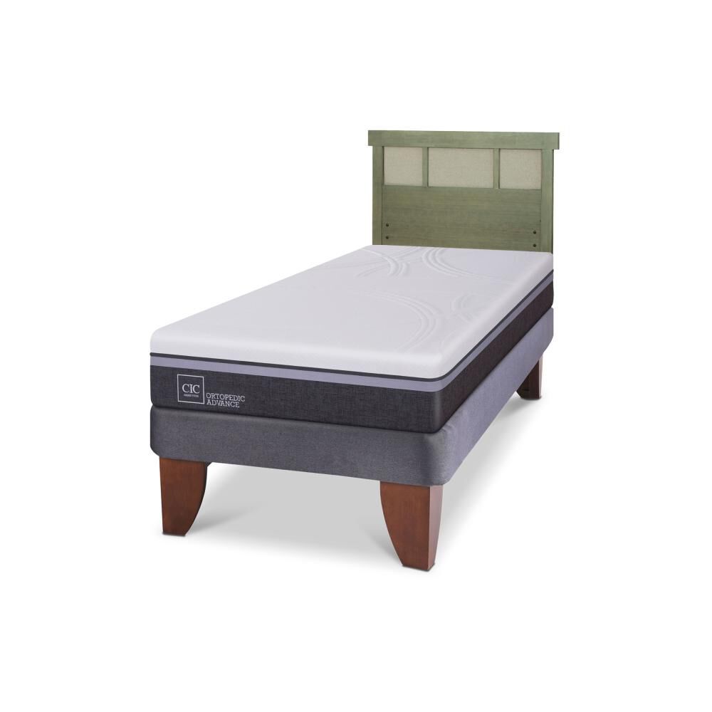 Cama Europea Cic Ortopedic Advance / 1.5 Plazas / Base Normal + Respaldo image number 5.0
