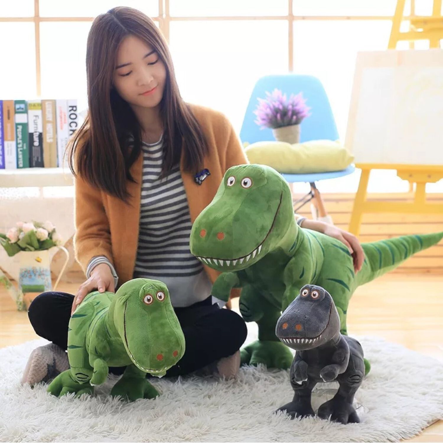 Peluche Dinosaurio T-rex Grande image number 7.0